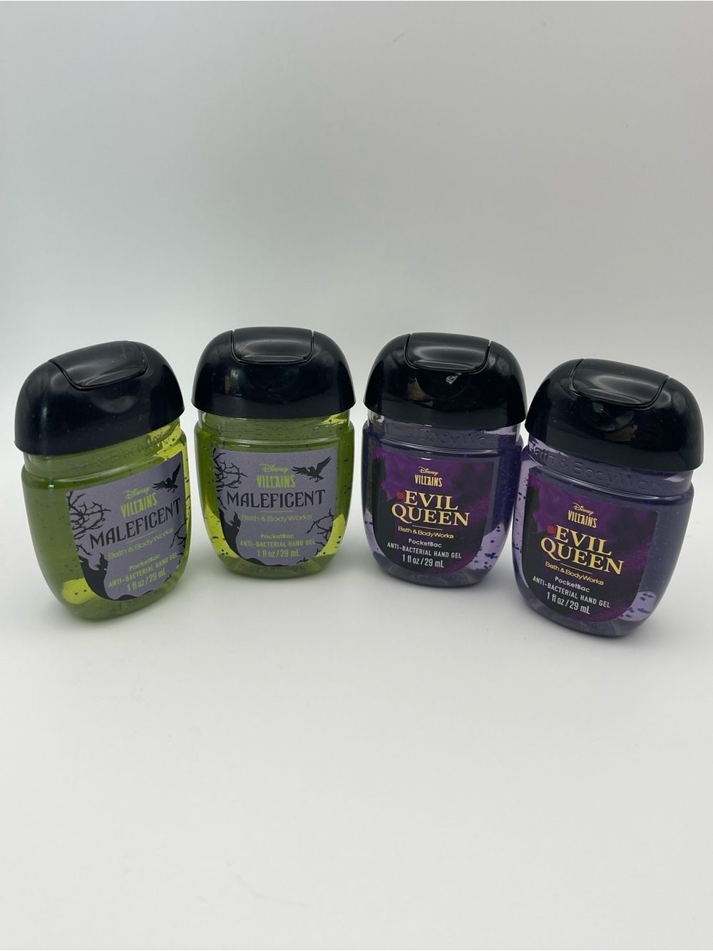 Bath and Body Works Disney Villains Pocketbac Set of 4 pieces  New